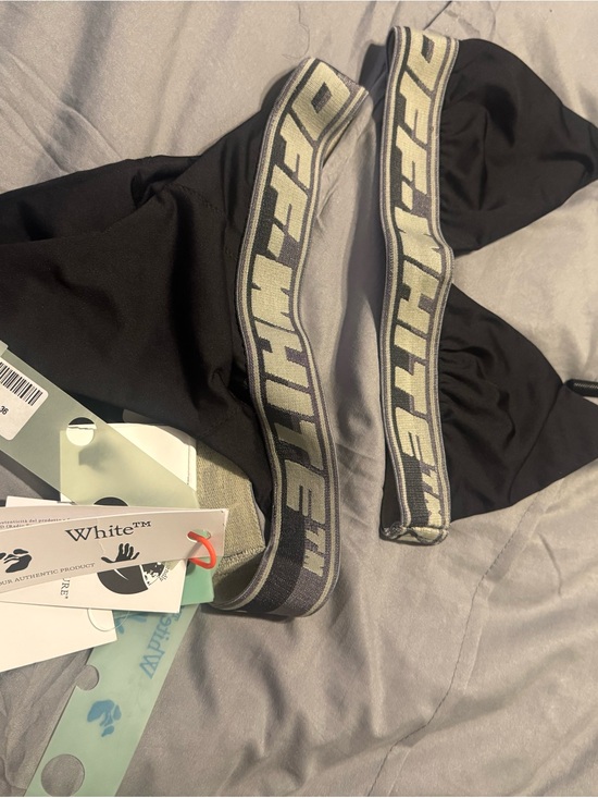 Off-White Other - Off-White Black Briefs with Gray Branded Waistband